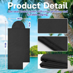 Semtomn anti-slip headrest design keeps towel in place during workouts and commutes
