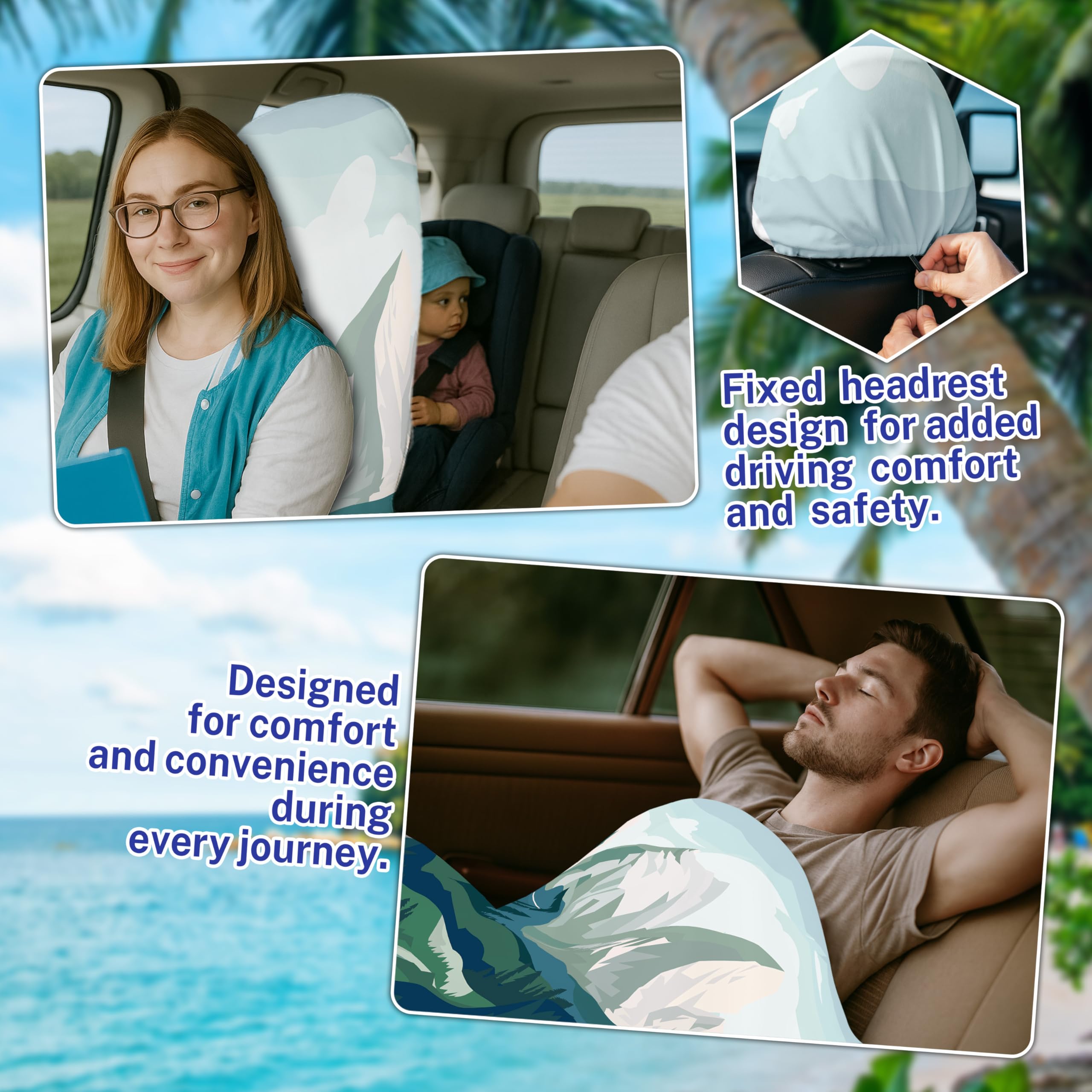 Semtomn anti-slip headrest design keeps towel in place during workouts.