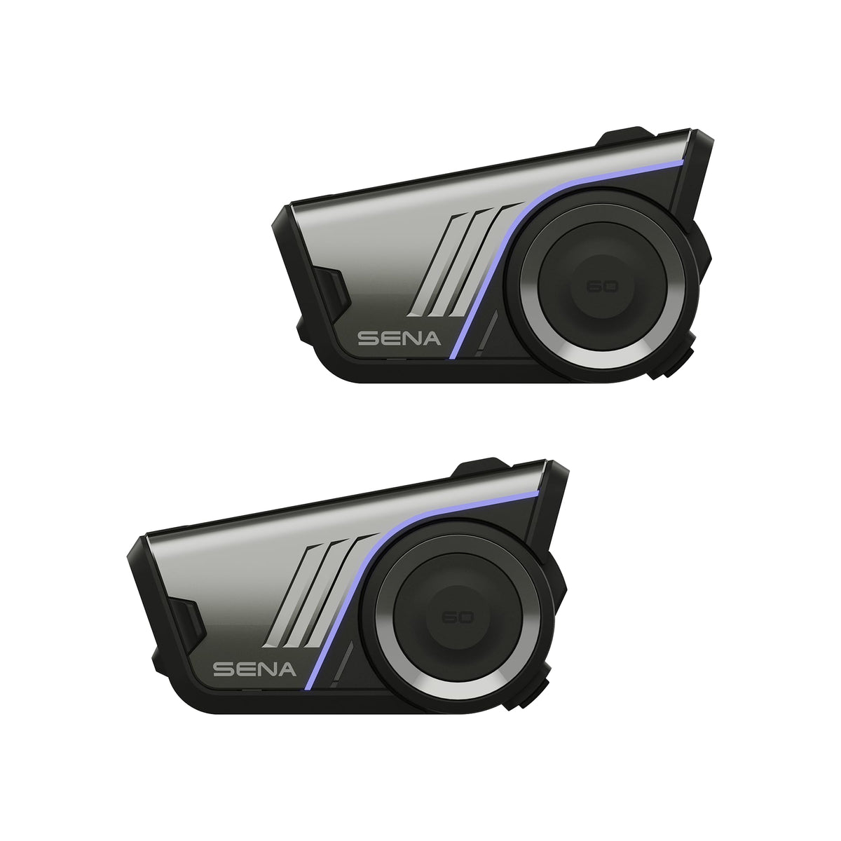 Sena 60S Wave intercom in action enabling long-distance rider conversations