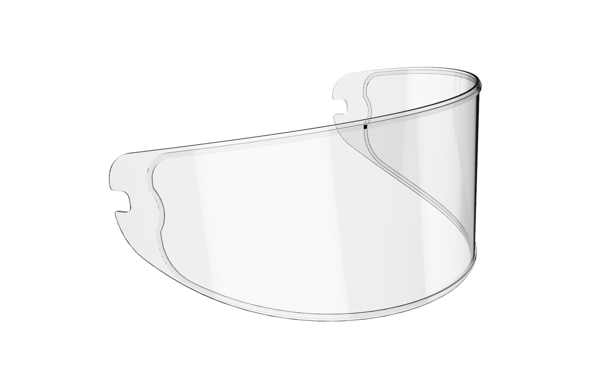 Sena Pinlock antifog insert lens for OUTRUSH R helmet improves visibility during rides.