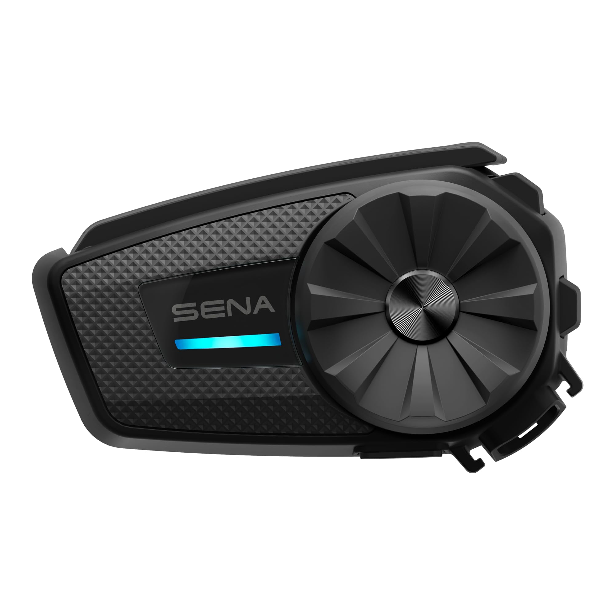 Sena Spider ST1 front view, compact mesh intercom for group rides