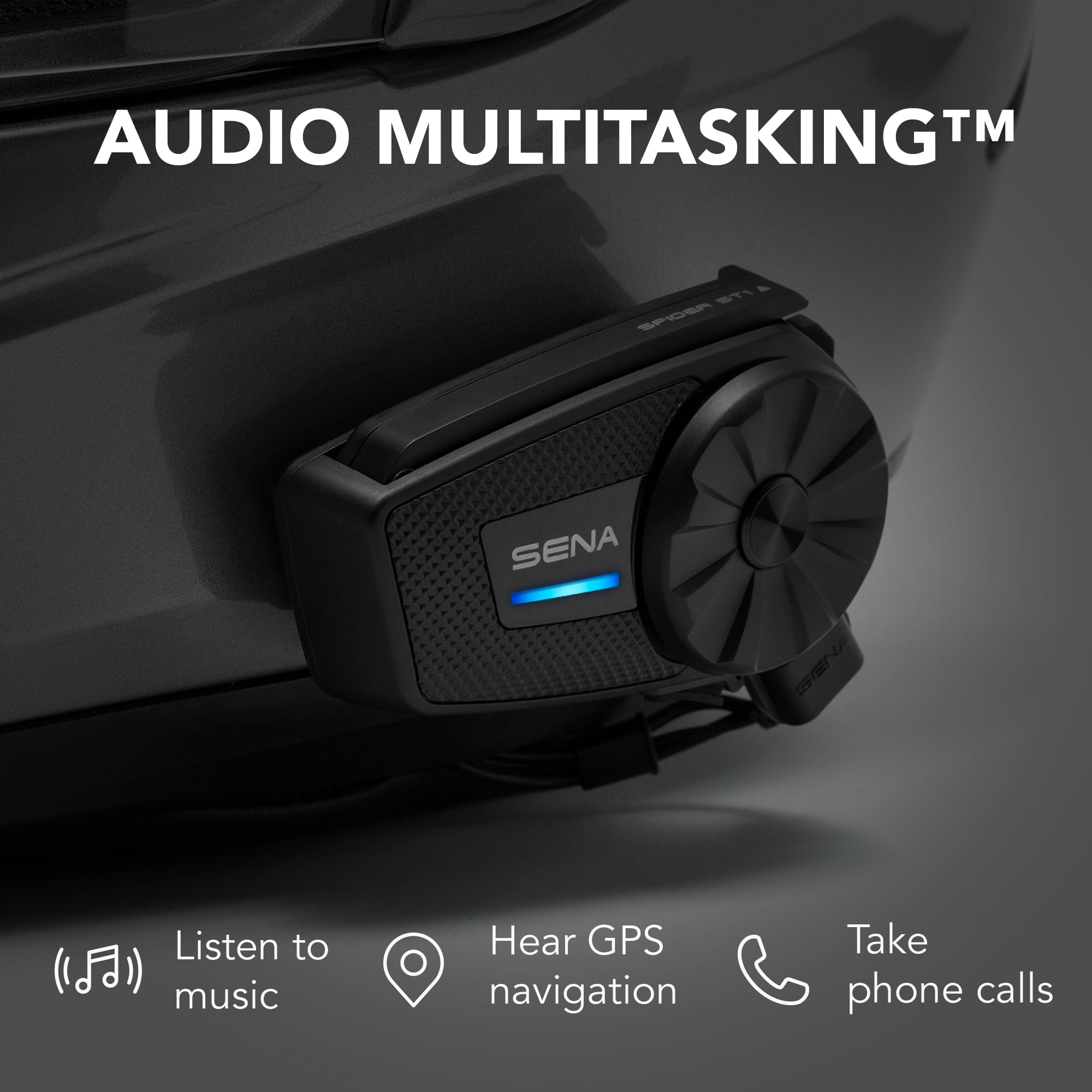 Sena Spider ST1 HD speakers deliver clearer sound and stronger bass on busy roads