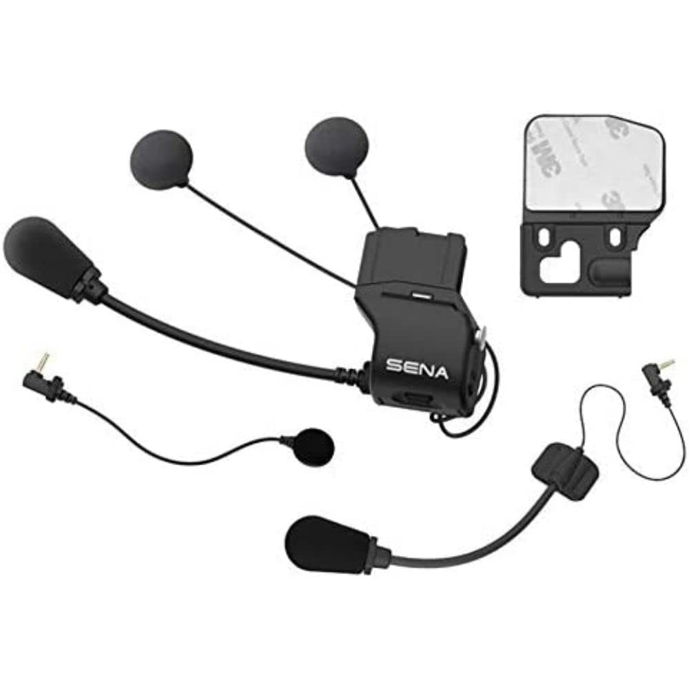 Sena universal helmet clamp kit with slim speakers close-up of the clamp for a low-profile fit