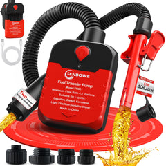 SENBOWE automatic fuel transfer pump body shown for spill-free refueling