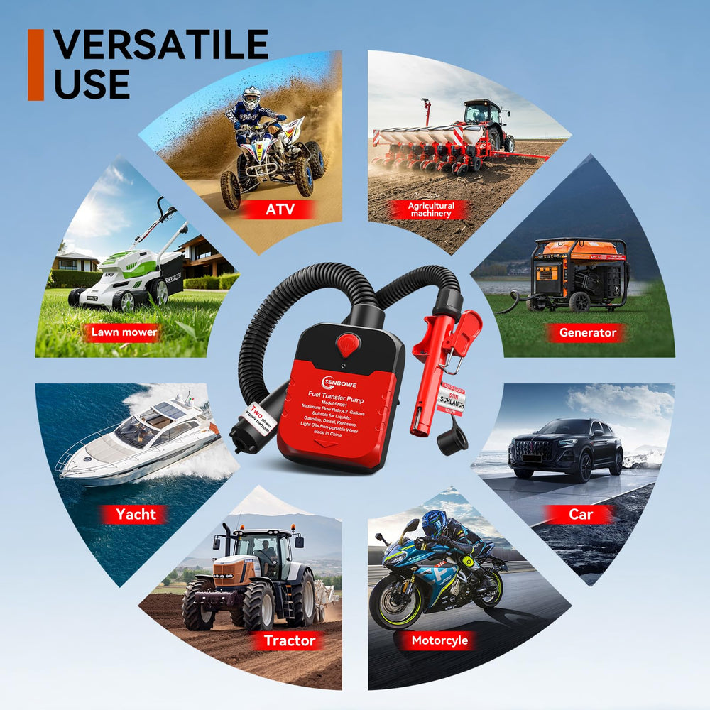 SENBOWE durable ABS shell and PE hose for daily use