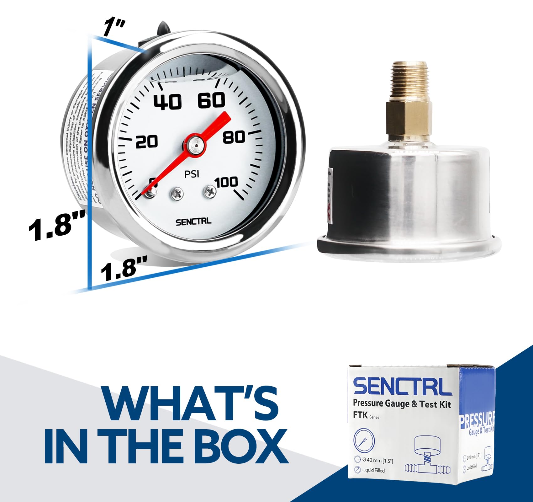 SenCTRL stainless steel case offers durable corrosion resistance