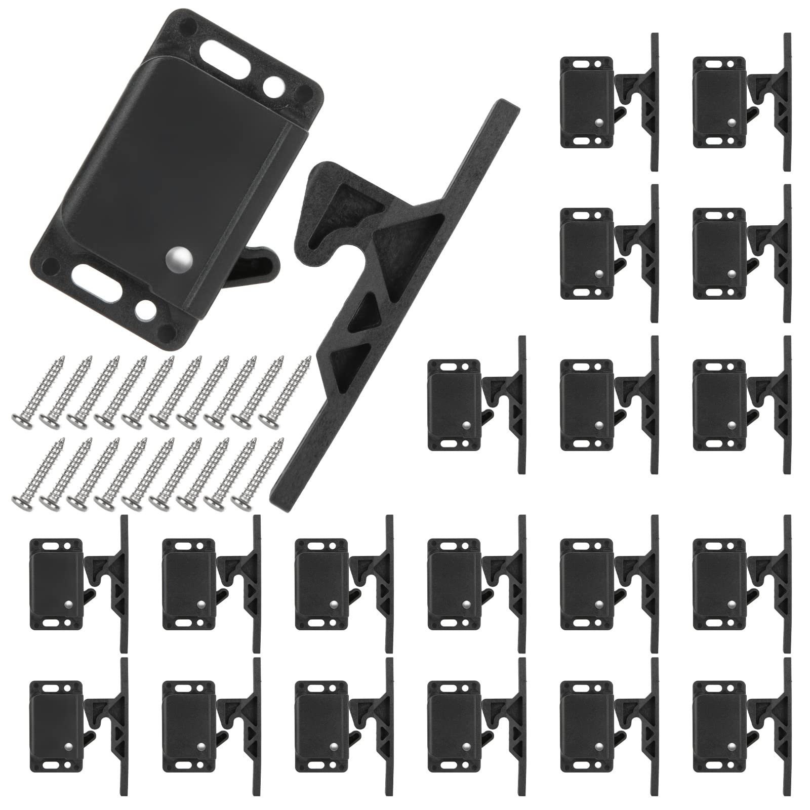 SENENQU RV cabinet latch with 10 lbs pull secures doors during travel