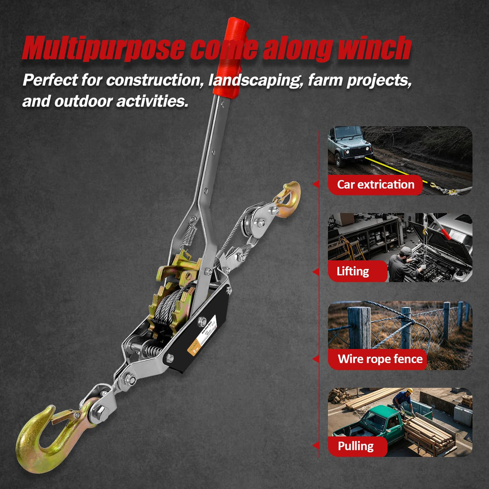 SENKEYFE ergonomic rubber handle reduces fatigue during lifting