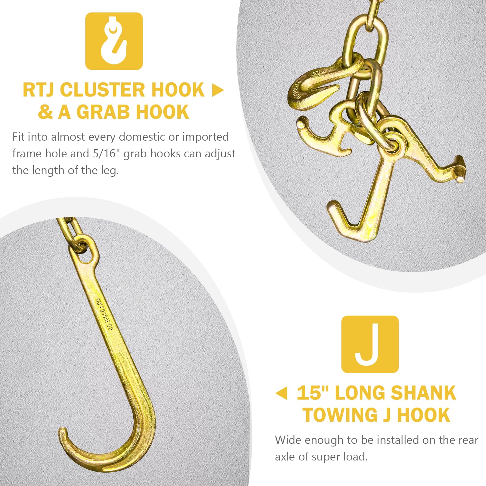 SENKEYFE RTJ cluster hook for versatile mounting on many frames