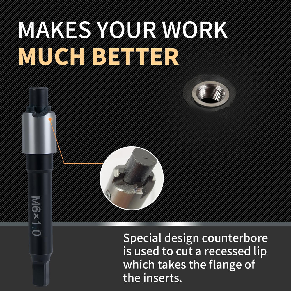 SENNMONN M6x1.0 inserts 10pcs image highlighting durable internal threads