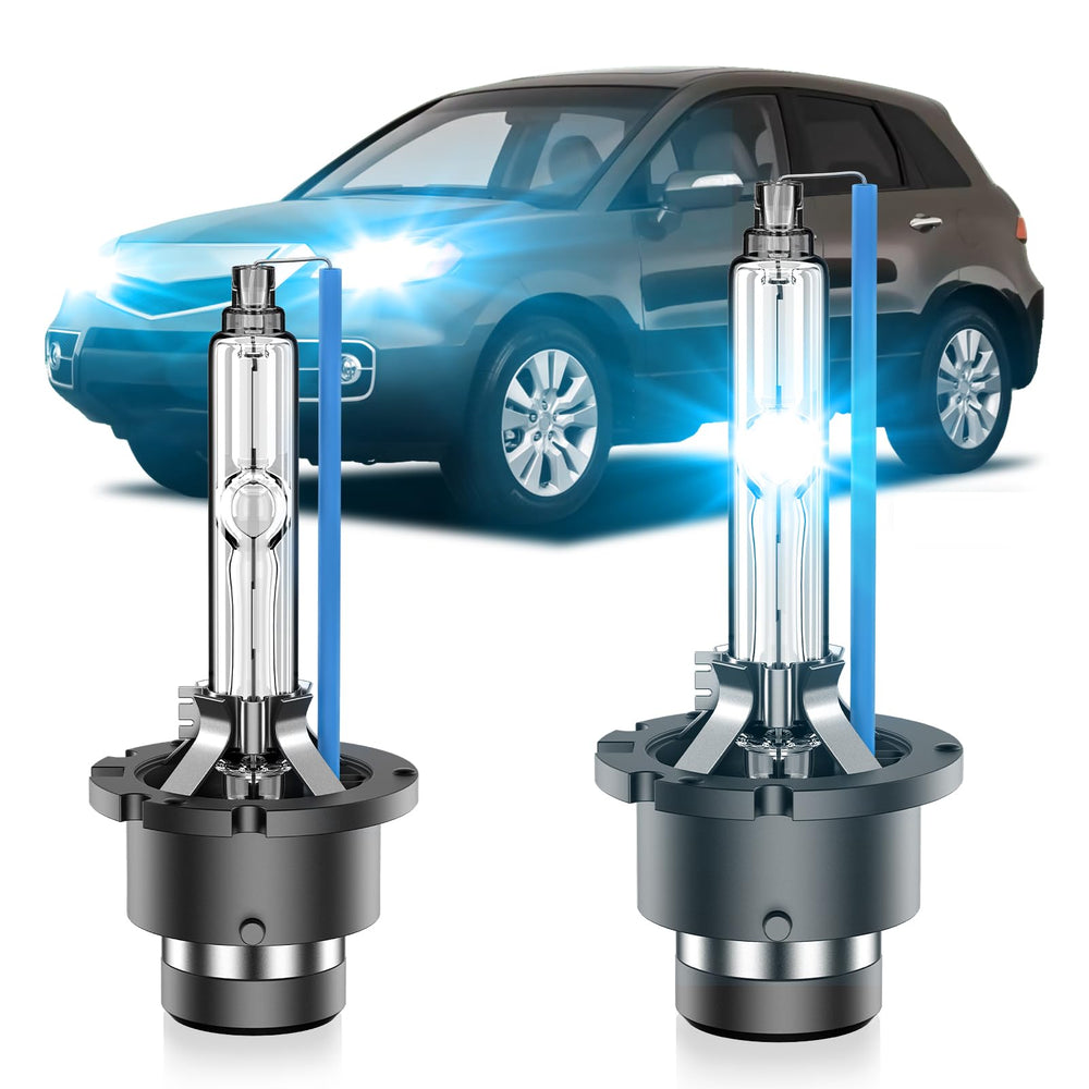 SENROBO 8000K D2S bulbs for Acura projector headlights deliver brighter low beams.