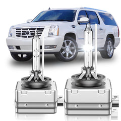 SENROBO D1S headlight bulbs for Escalade ESV EXT, 2-pack, plug-and-play upgrade.