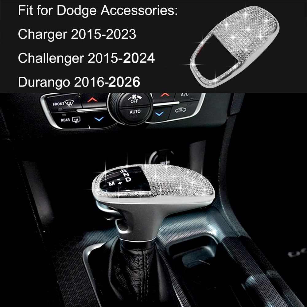 SENSHINE dodge charger interior bling highlights the cabin while protecting the shifter.