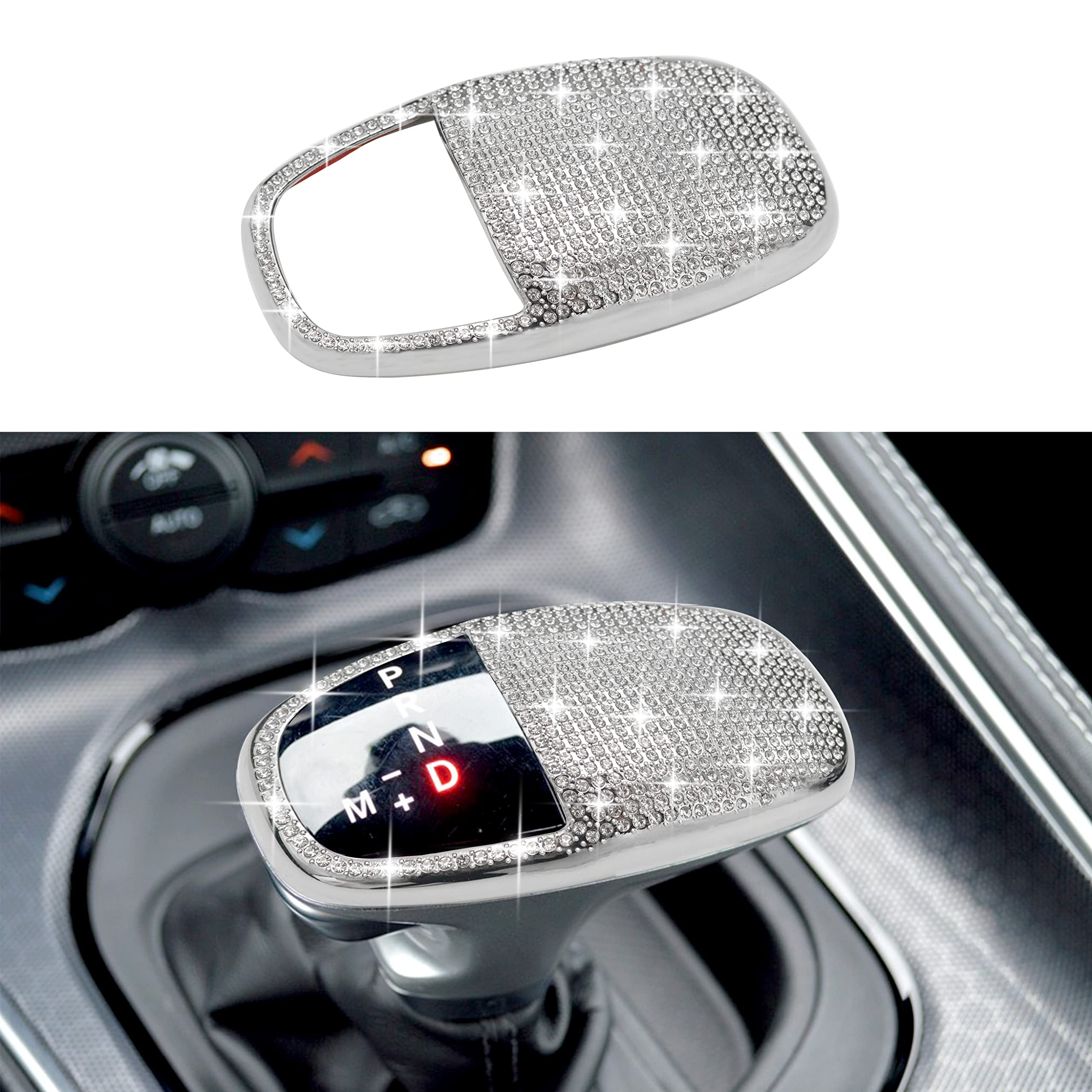 SENSHINE gear shift knob head cover white adds premium style and protection.