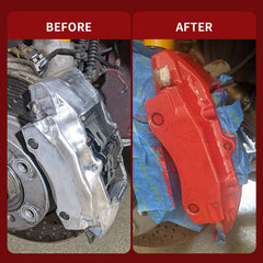 SENVEN red caliper paint heat resistance up to 980 degrees for durability.