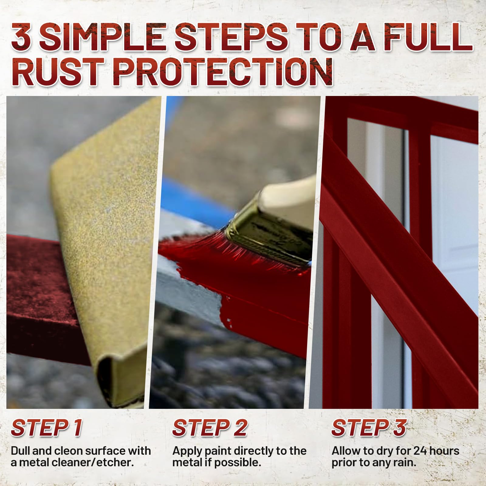 SENVEN Rust-Control drying time visual shows quick recoat window
