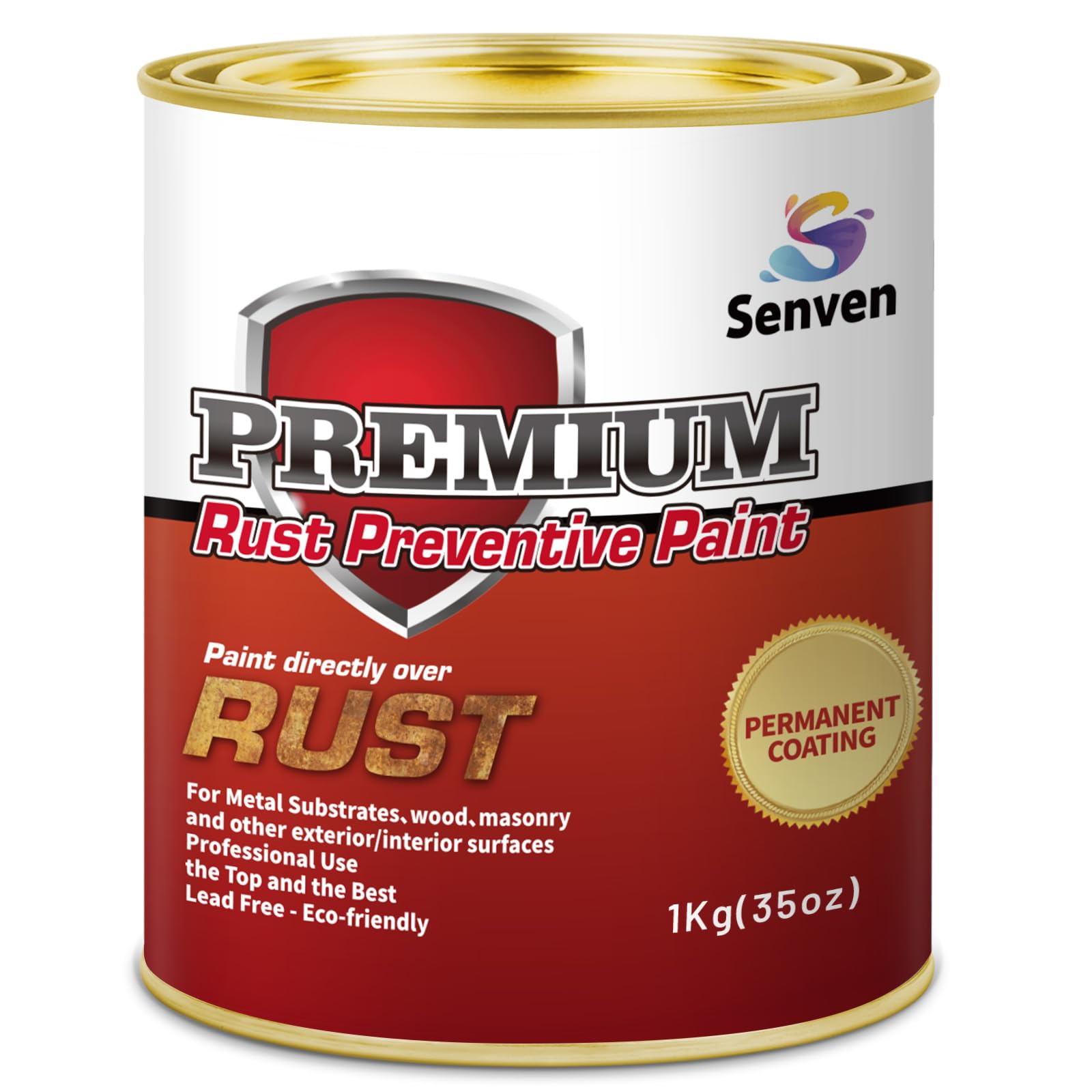 SENVEN Rust-Control bottle pour shows controlled application for metal surfaces