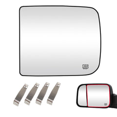 Senzeal driver side tow mirror glass heated left for Ram improves visibility in rain.