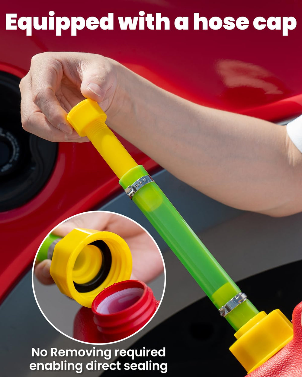 Seppicsa anti-spill spout ideal for lawn equipment and generators