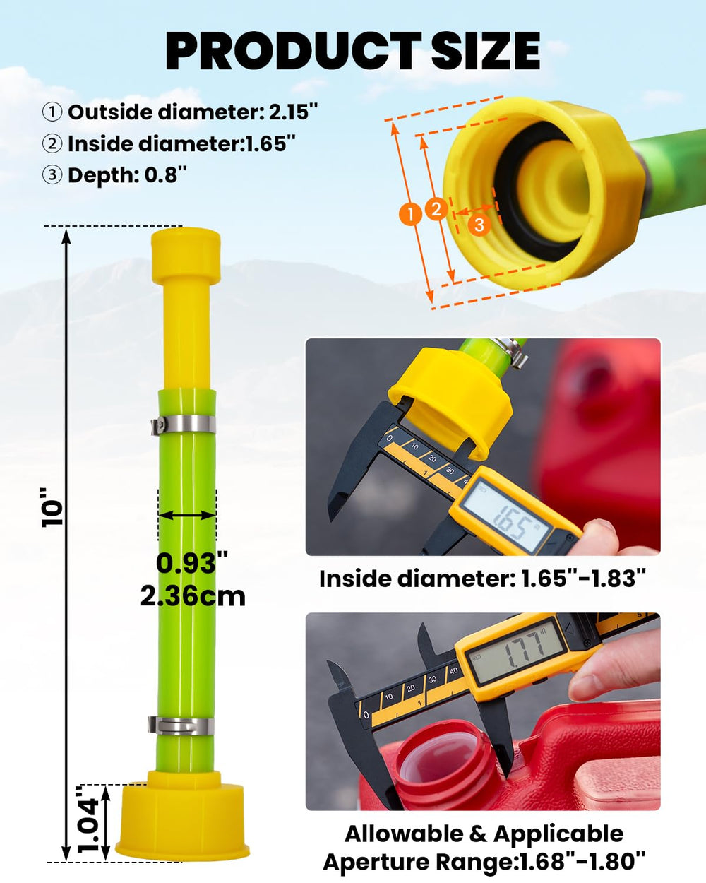 Seppicsa mouth diameter guide for 1.7–1.82 inch cans