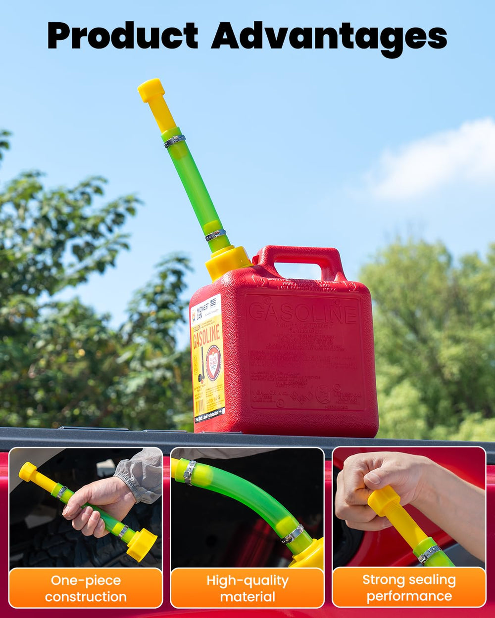 Seppicsa sealing cap end preserves fuel when stored