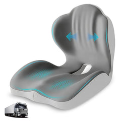 Serdyes seat cushion with lumbar support delivers all-day comfort on long drives.