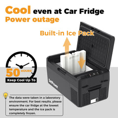 SetPower 12V refrigerator app-controlled remote operation for on-the-go adjustments.