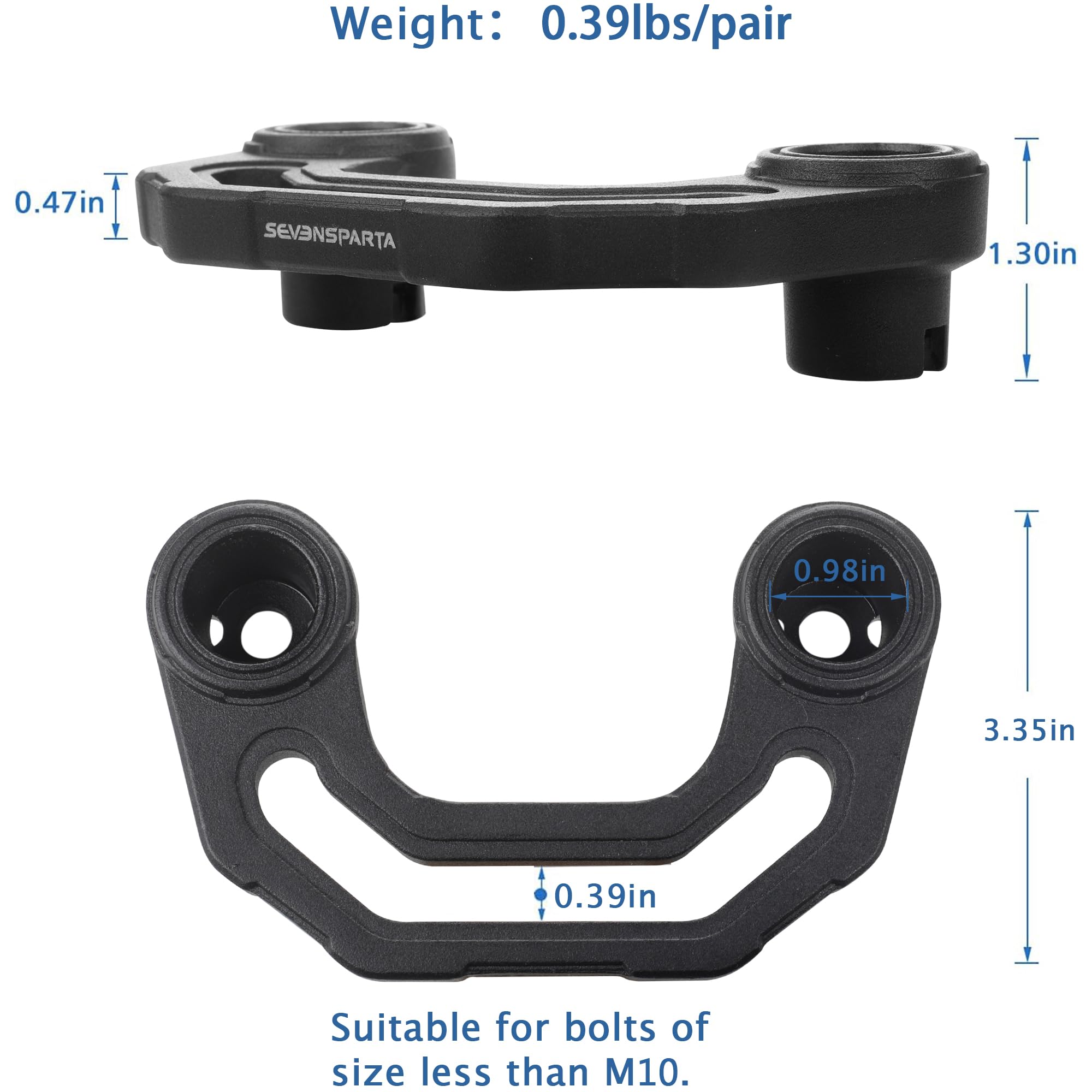 Factory bolt installation without drilling for quick Seven Sparta setup