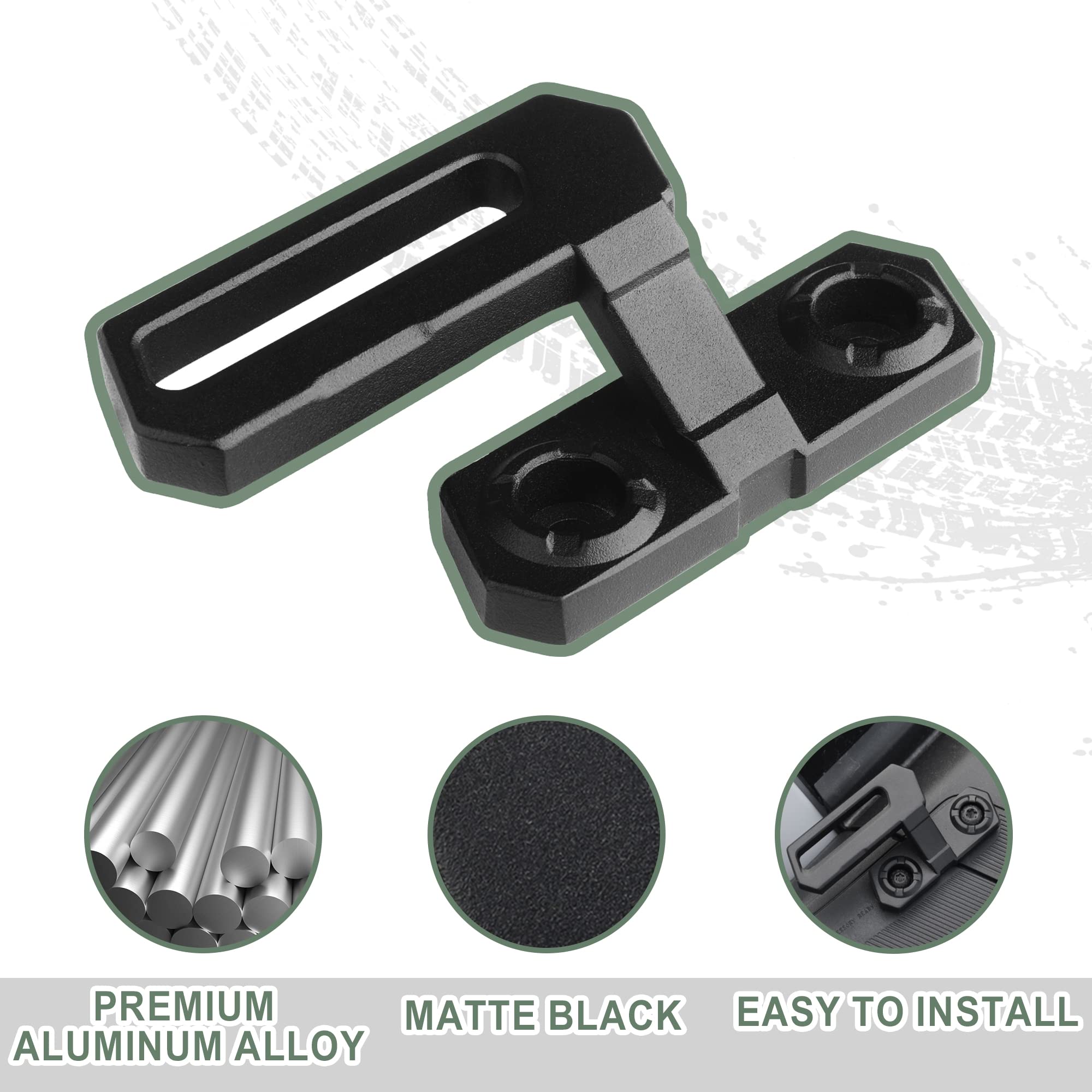 Seven Sparta Bronco light mount showing 1-inch clearance to protect paint during installs.