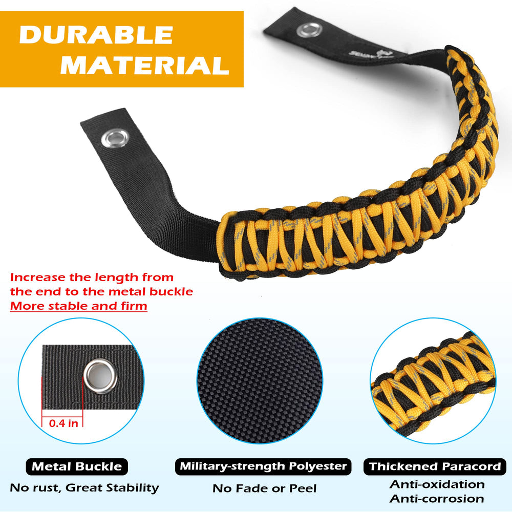 Seven Sparta Bronco roll bar grab handle inside mounting example