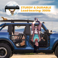 Seven Sparta Bronco roll bar grab handle rear left aids passenger exit