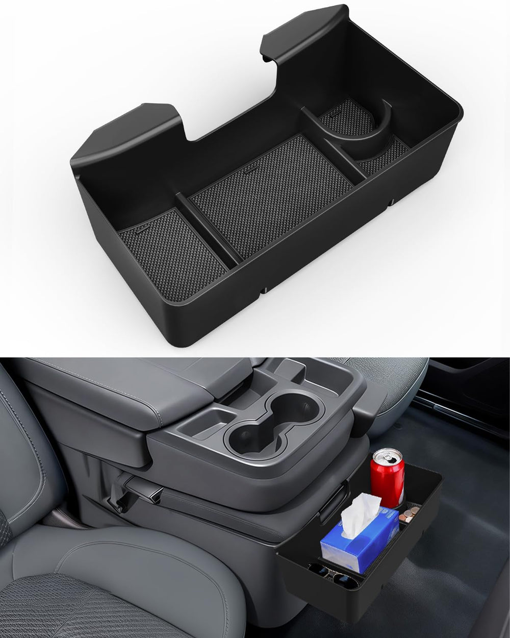 SEVEN SPARTA center console hanging organizer box keeps essentials within reach for a tidy cabin.