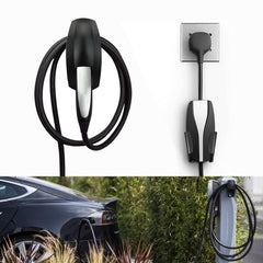 Seven Sparta charging cable holder secures Tesla Model 3 cable neatly