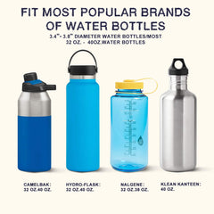 SEVEN SPARTA fits diameter 3.4–3.8 inches for bulky bottles.