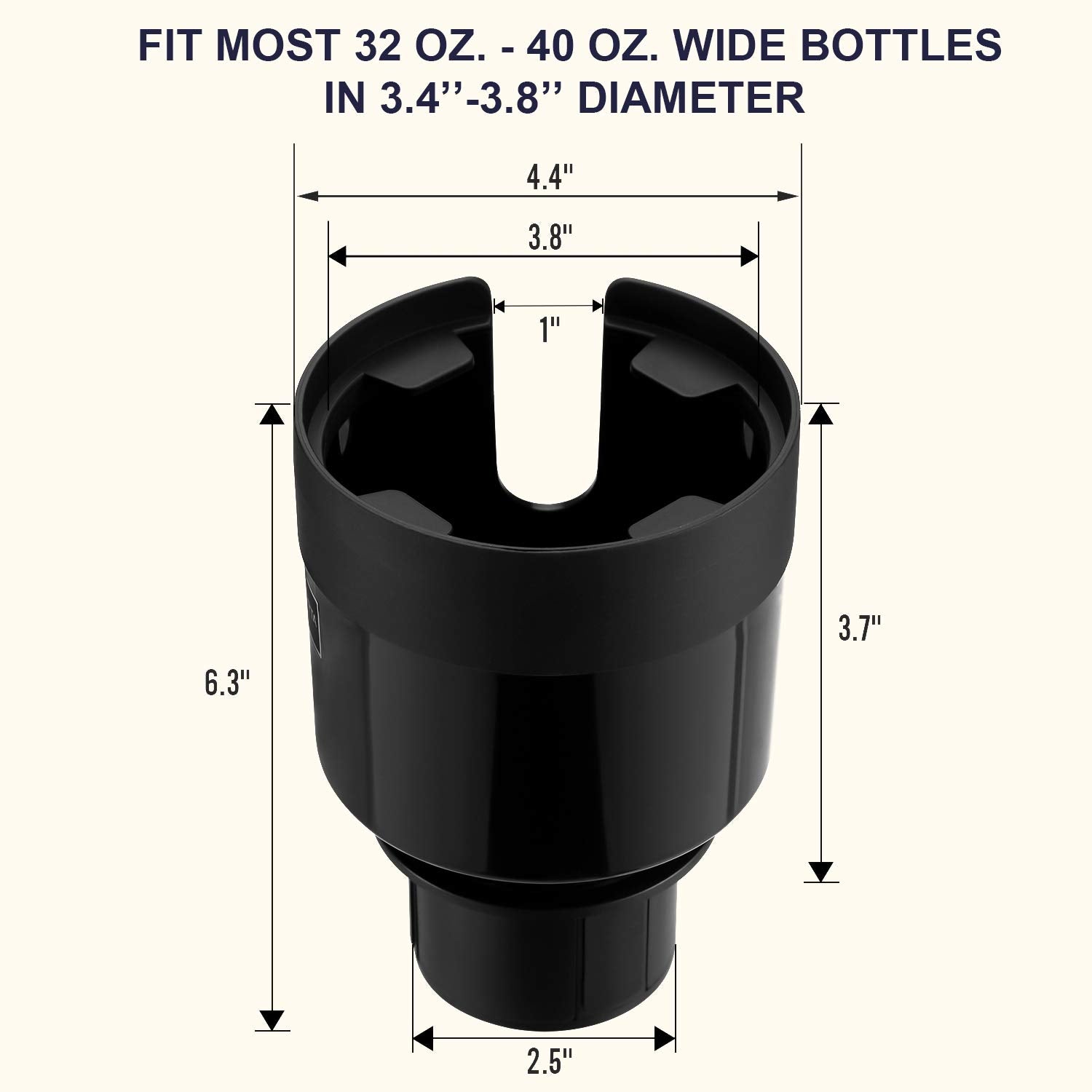 SEVEN SPARTA large-slot design enables easy removal and balanced support.
