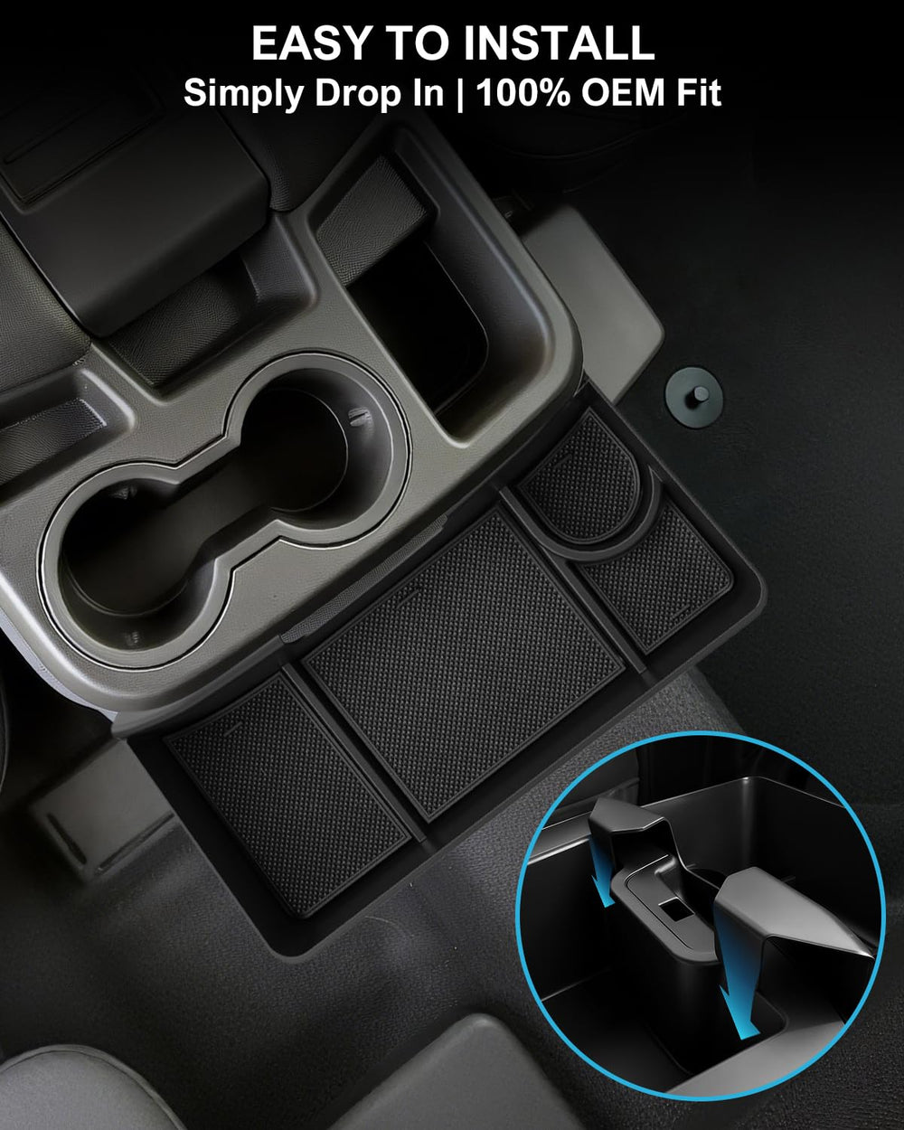 SEVEN SPARTA non-slip-pvc-liner reduces noise and protects items during rough roads.