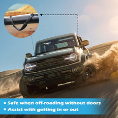 Seven Sparta roll-bar grab handle rear-left provides easy access from the back.