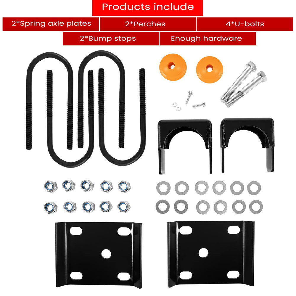 sevencow U-bolts and hardware ready for secure installation