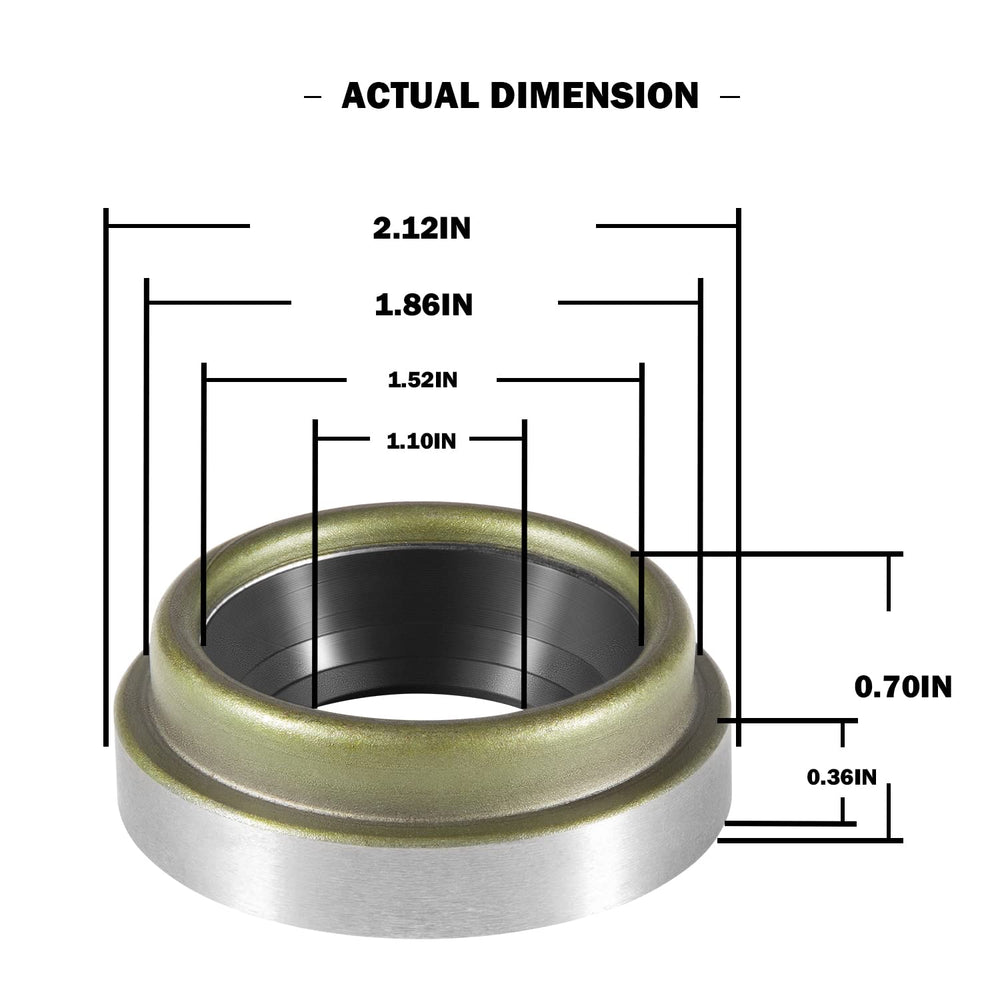 SevenCow steel seals construction for Dana 30 ensures long lasting axle protection