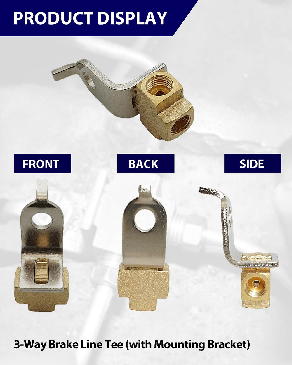 SevnYoko high-pressure brass tee withstands harsh automotive environments.