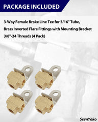 SevnYoko mounting bracket keeps the tee stable during installation.