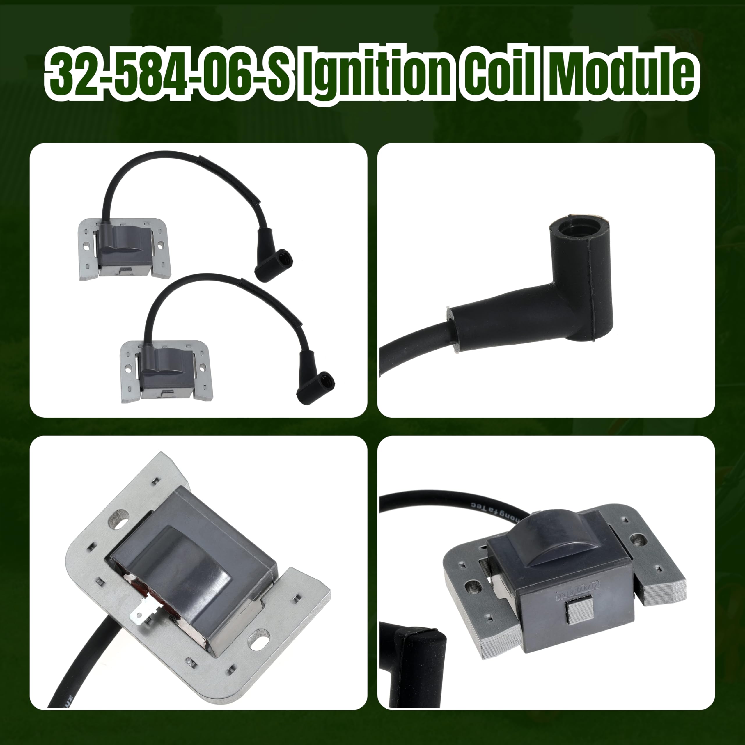 Seweder 2-pack ignition coil module for Kohler ZT720 and ZT730 improves reliability.