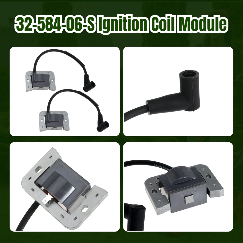 Seweder 2-pack ignition coil module for Kohler ZT720 and ZT730 improves reliability.