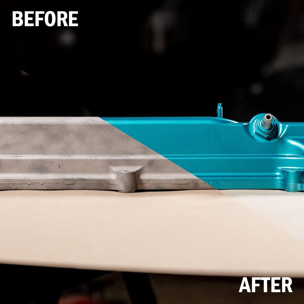 Seymour EN-46 Ford Blue on metal resists engine heat and maintains color