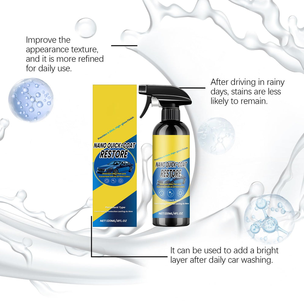 Seyudzu Nano Quick Coat Restore works on glass and plastic trim materials