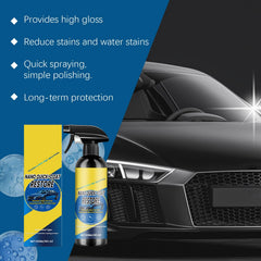 Seyudzu Nano Quick Coat Restore spray application in use for fast shine and protection