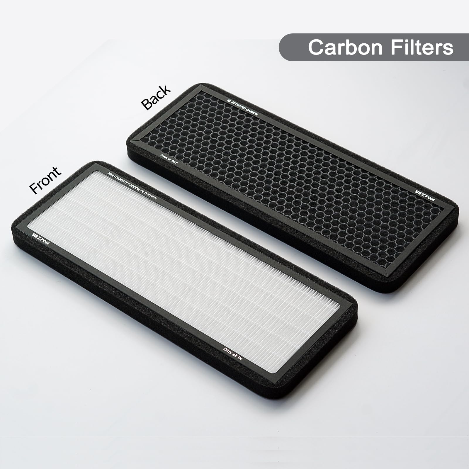 Sezfom durable one-piece frame helps maintain a tight seal.
