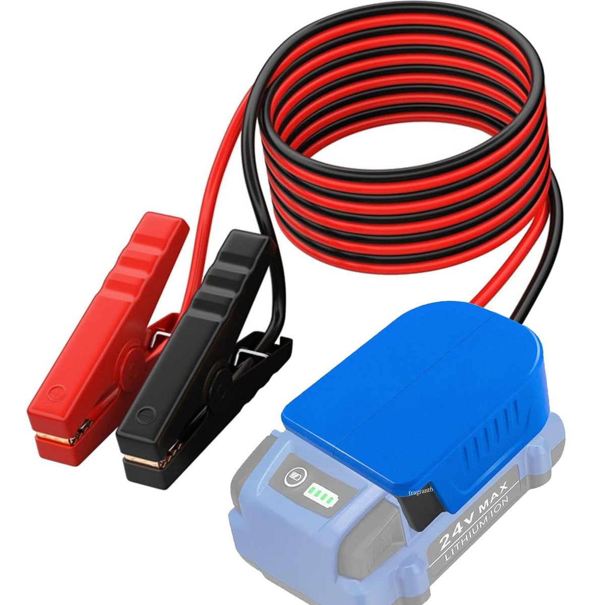 Sfablosm jumper cable clamps kit with 6 ft cable for reliable power connections