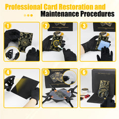 SFAED Card Care Kit nitrile gloves prevent fingerprints during cleaning