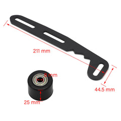 SFNTXRT chain tensioner side view on GX160 engine; supports precise tensioning for smooth rides